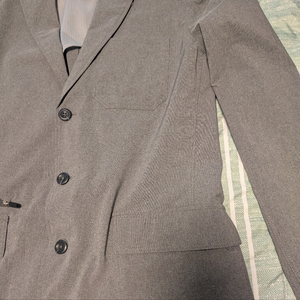 Men's Eddie Bauer Gray Travex Blazer - Picture 4 of 8
